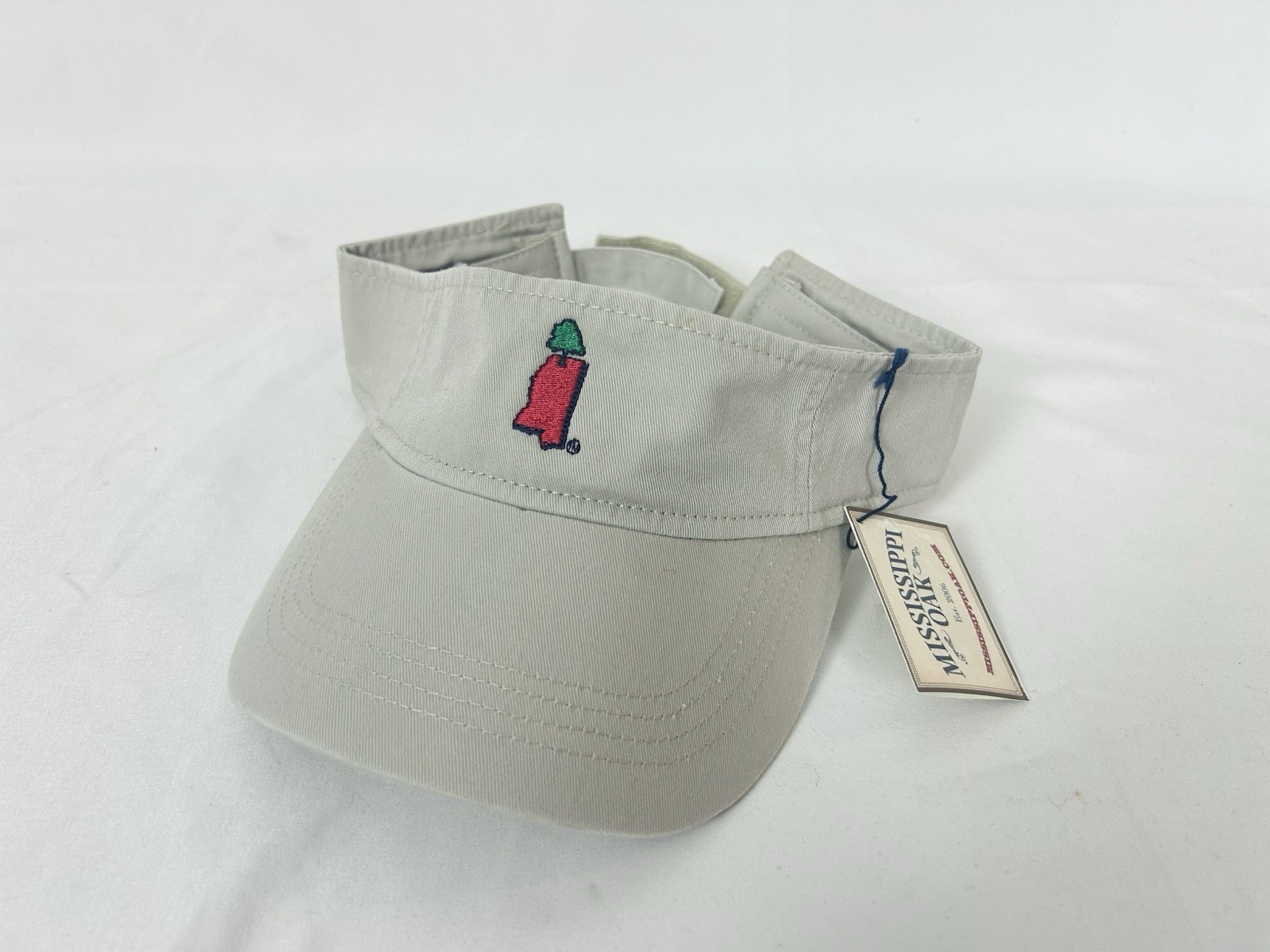 Vintage Ole Miss Rebels Mississippi The Grove Hat Visor Deadstock NWT