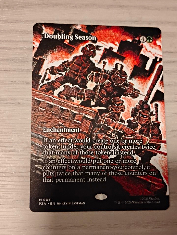 Wizards of the Coast MTG Doubling Season PZA Mythic Alt Art Regular EN M0011 Wizards of the Coast MTG Doubling Season PZA Mythic Alt Art Regular EN M0011