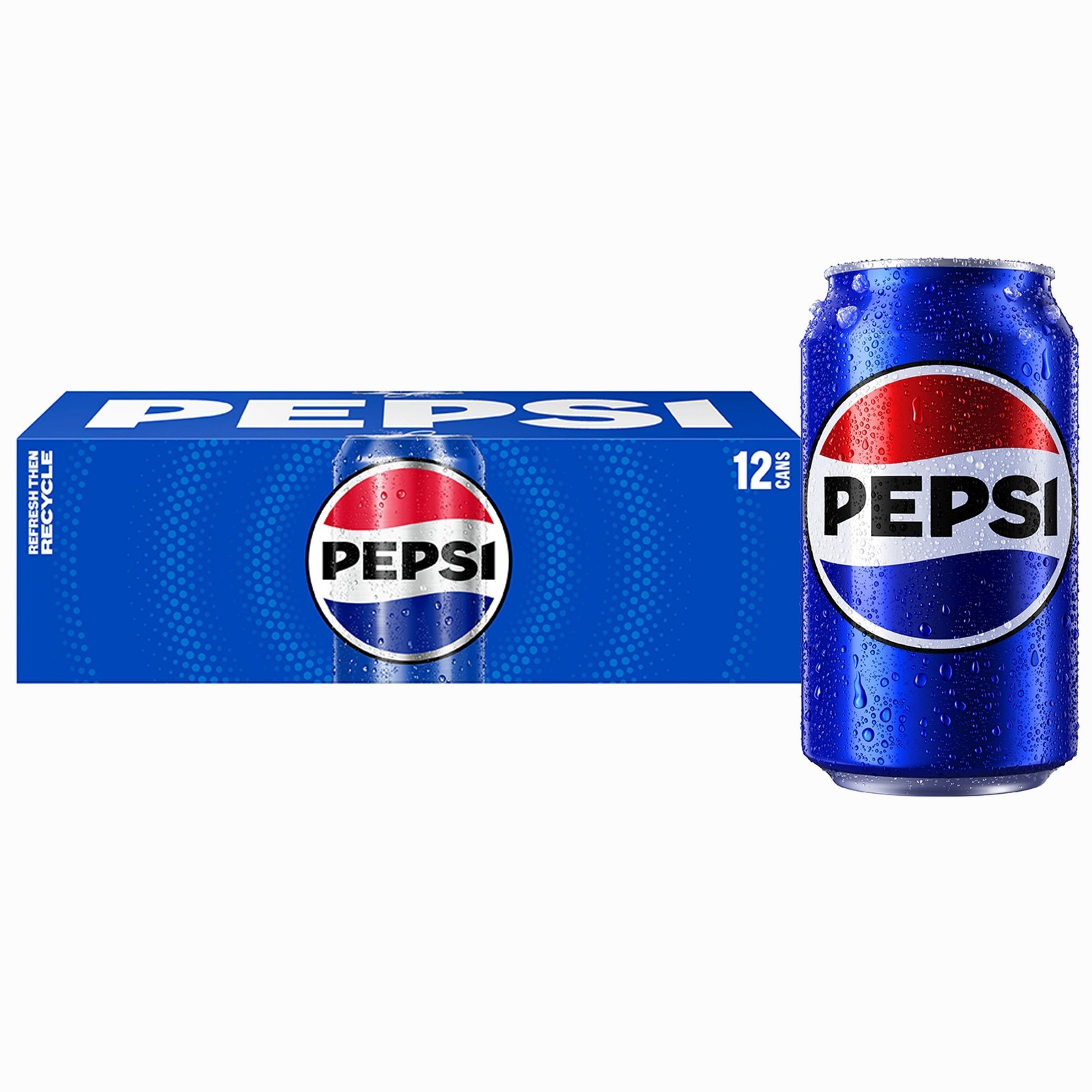 Pepsi Cola Soda Pop, 12 fl oz, 12 pack Cans..... FREE & FAST SHIPPING