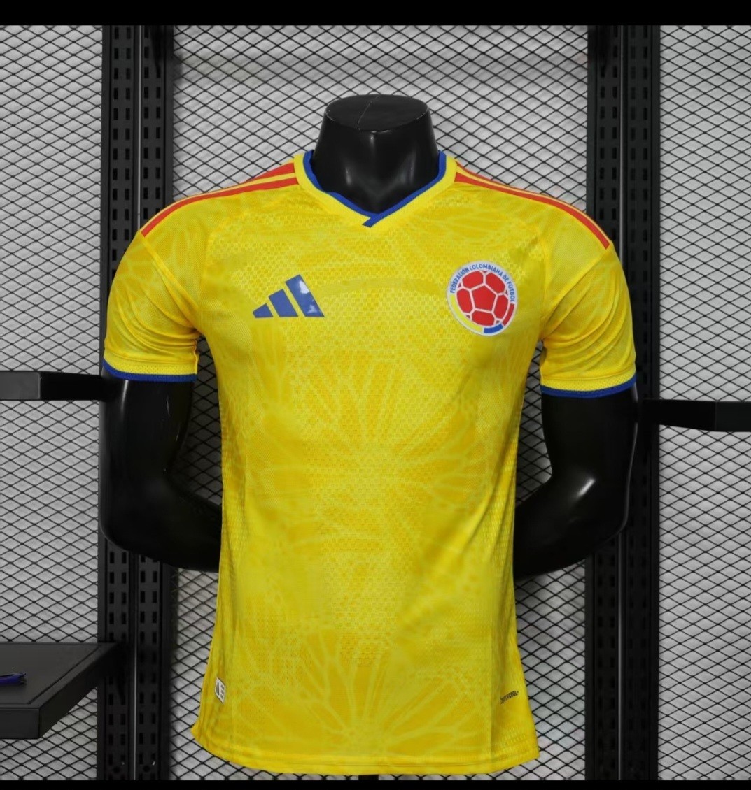 COLOMBIA SOCCER JERSEY YELLOW COLOMBIA SOCCER JERSEY YELLOW