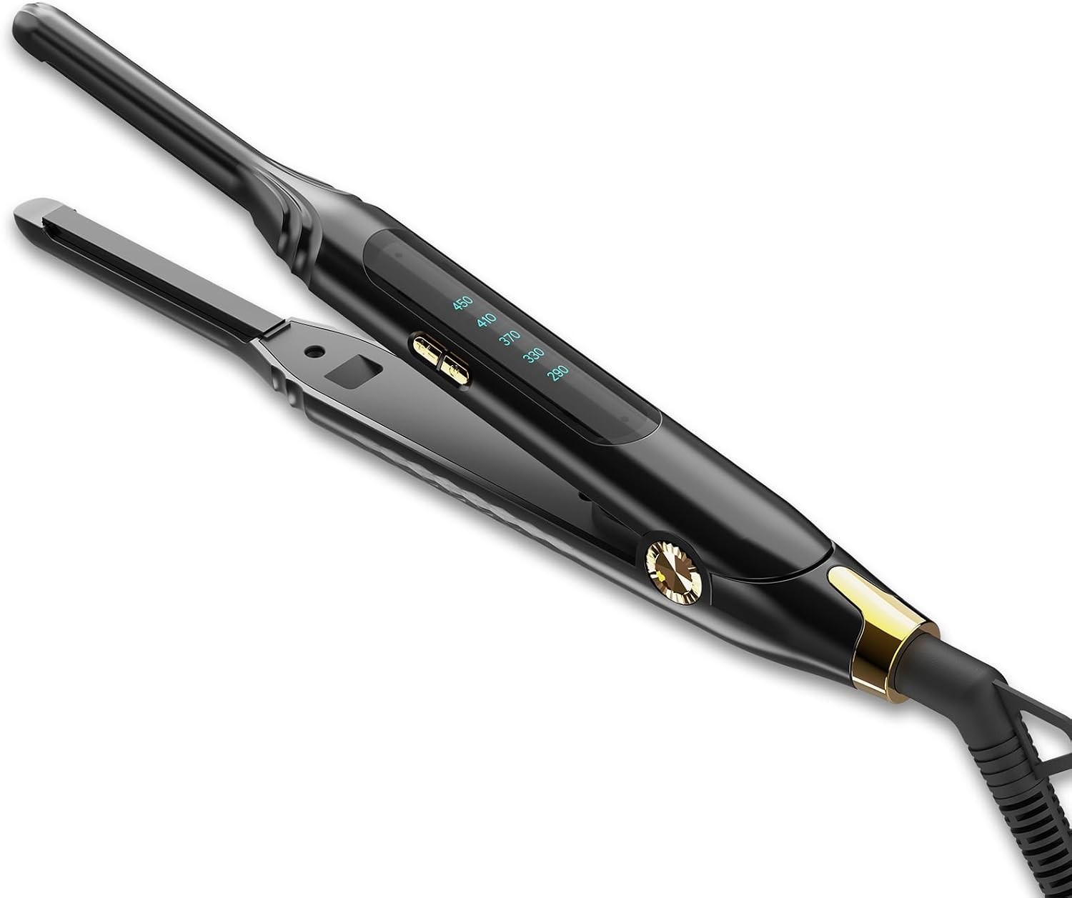 Pencil Flat Iron 3/10\'\' Small Flat Irons for Short Hair,Pixie Cut & Bangs,Hair S Pencil Flat Iron 3/10\'\' Small Flat Irons for Short Hair,Pixie Cut & Bangs,Hair S