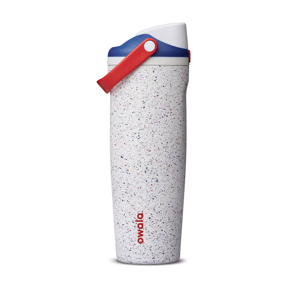 Owala 30 fl oz Stainless Steel FreeSip Sway Water Bottle - Splash of Liberty