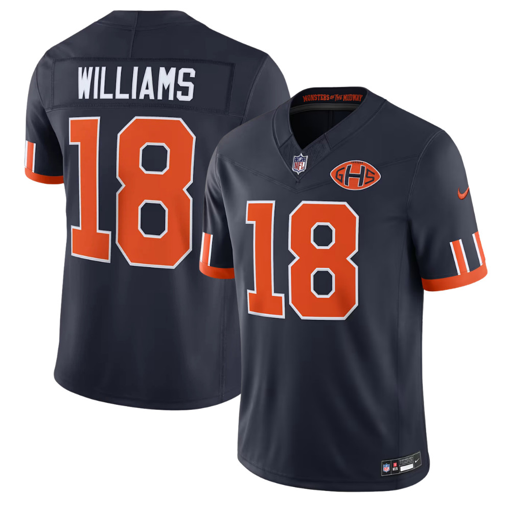 New Men's Bears Navy 2026 “Rivalries” Vapor Limited Jersey S-3XL