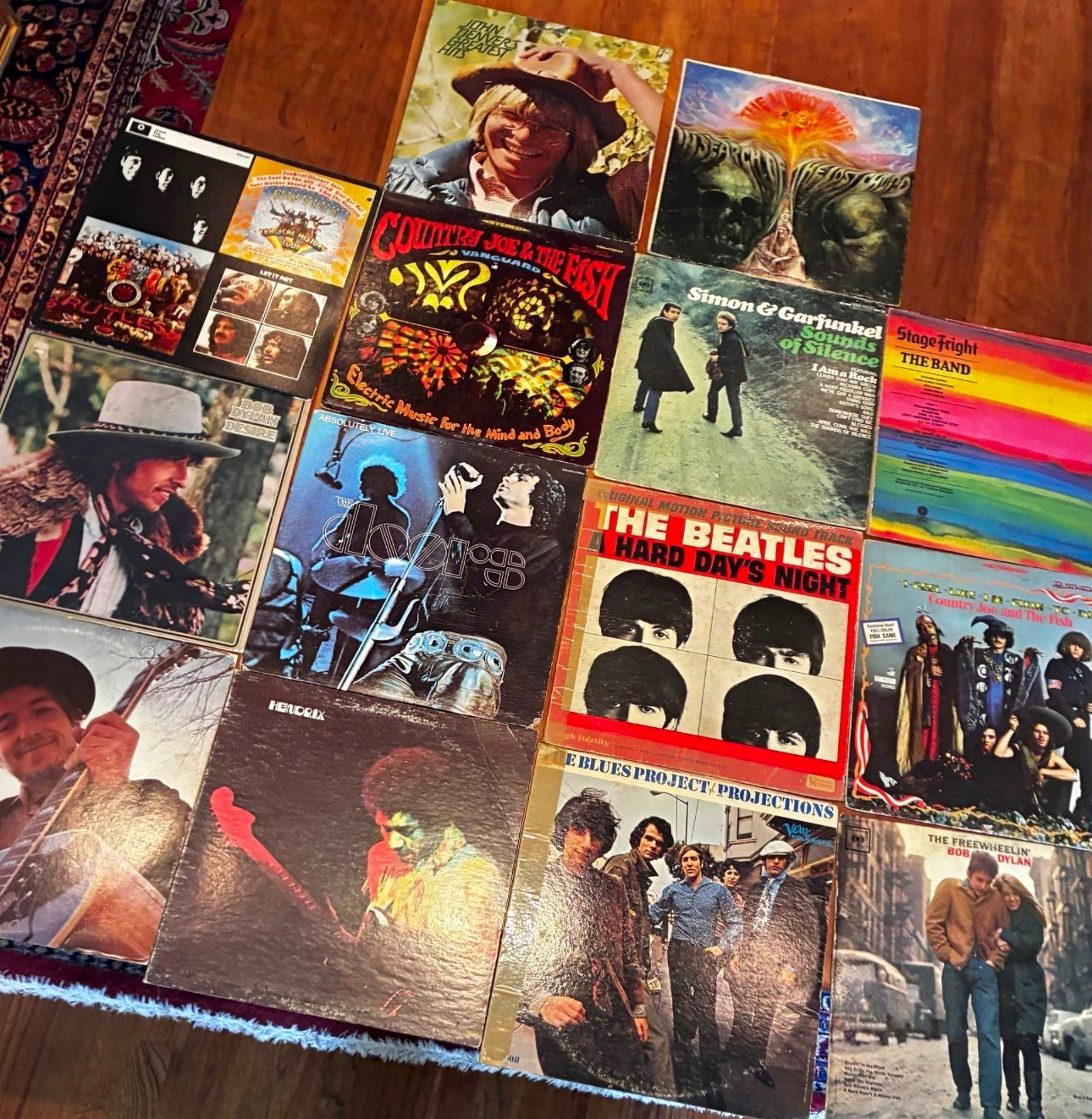 Sounds of Silence Vinyl Record Lot: Simon & Garfunkel, Beatles, Dylan, Doors Sounds of Silence Vinyl Record Lot: Simon & Garfunkel, Beatles, Dylan, Doors