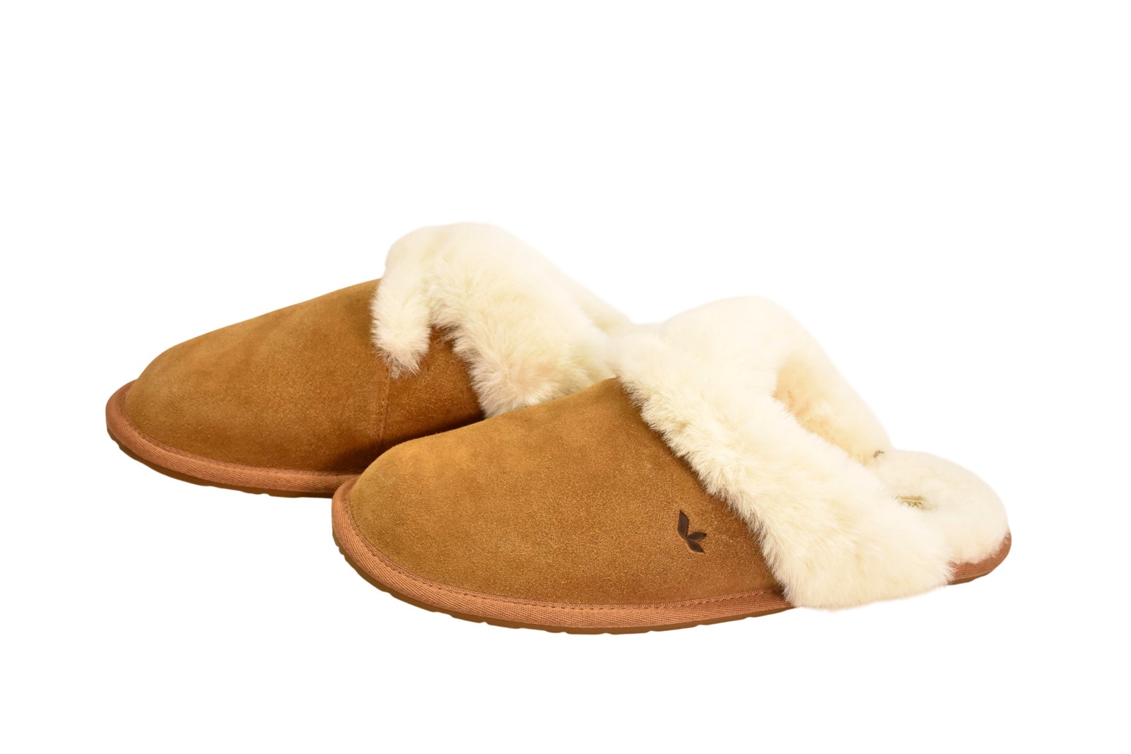 Koolaburra By UGG Milo Shoes Womens Size 10 Brown Suede Faux Fur Slippers Cozy