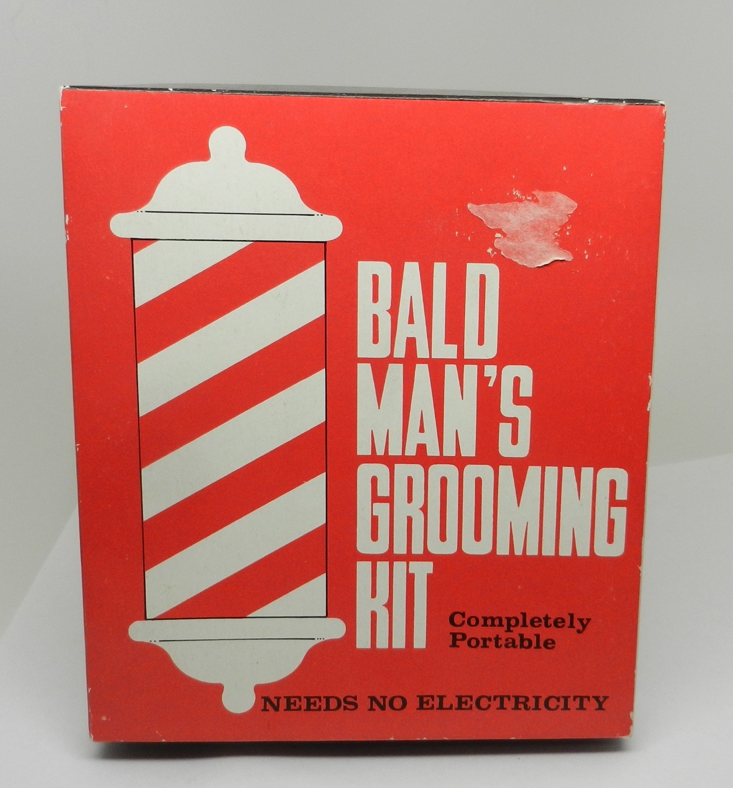 Vintage Bald Man\'s Grooming Kit Comb Gag Novelty Gift In Original Box