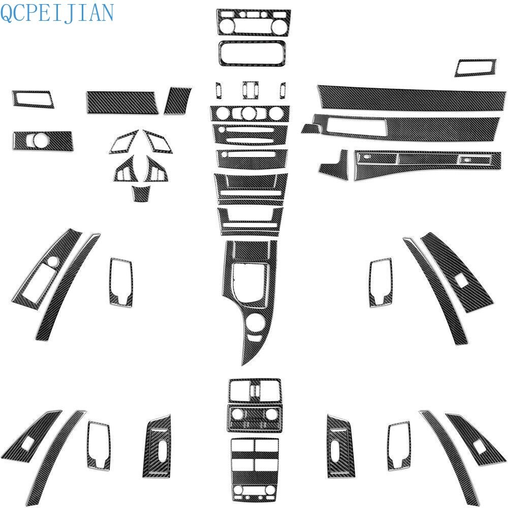 70Pcs For BMW 5 Series E60 04-07 Real Carbon Fiber Kits Full Interior Trim Cover 70Pcs For BMW 5 Series E60 04-07 Real Carbon Fiber Kits Full Interior Trim Cover