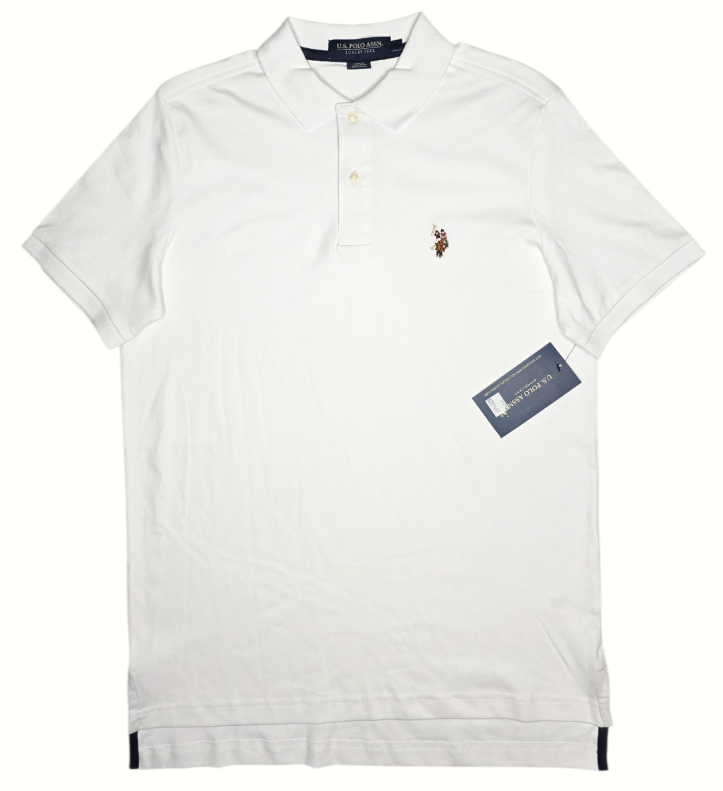 U.S. Polo Assn. #11792 NEW Men\'s Luxury Feel Interlock Polo Shirt