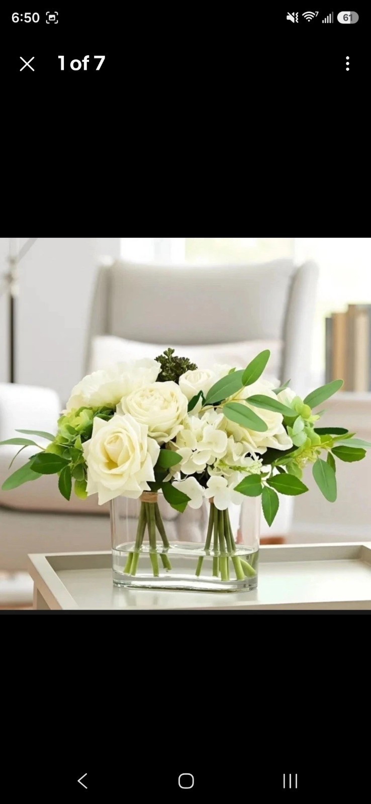 Nearly Natural Faux 10” ydrangea Arrangement,Artificial Flowers Nearly Natural Faux 10” ydrangea Arrangement,Artificial Flowers