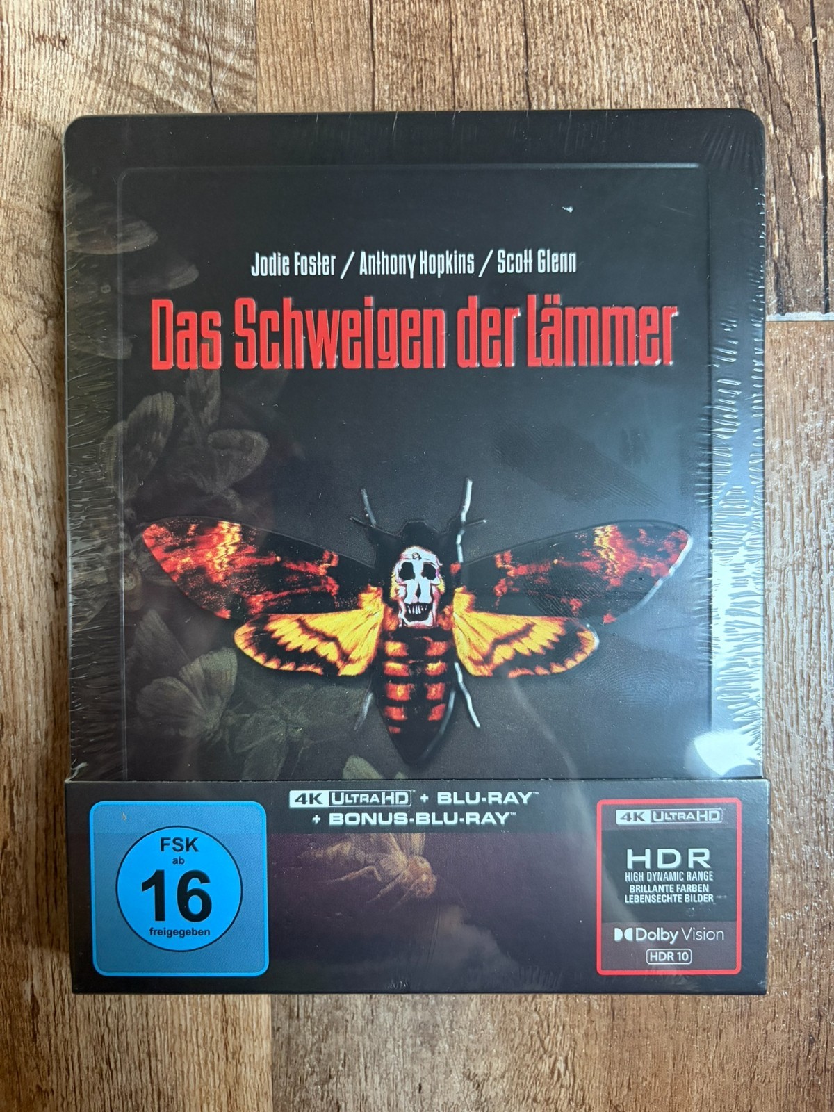 The Silence of the Lambs w Steelbook (4K UHD + Blu-ray, Import, Region Free) NEW