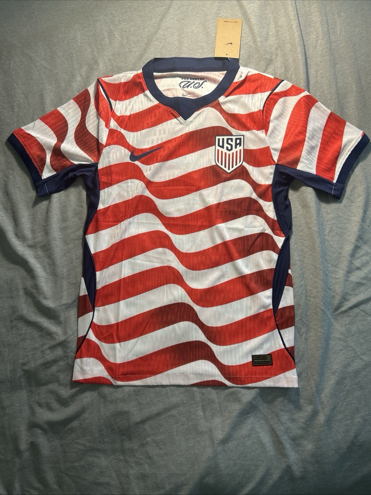 Nike USA Home National Team Soccer Jersey Red White Blue Sizes S/M World Cup 26 Nike USA Home National Team Soccer Jersey Red White Blue Sizes S/M World Cup 26