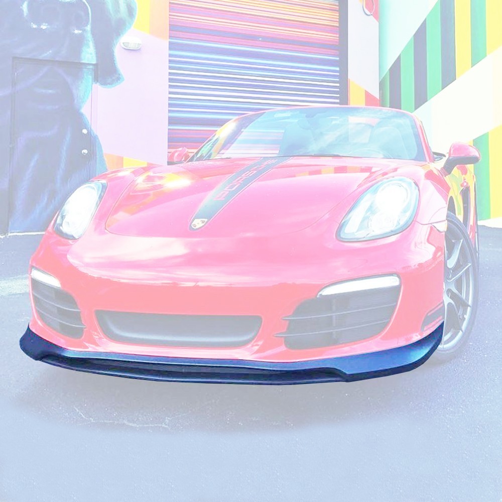 Fits 13-16 Porsche 981 Boxster TA-Style Front Lip (Urethane)