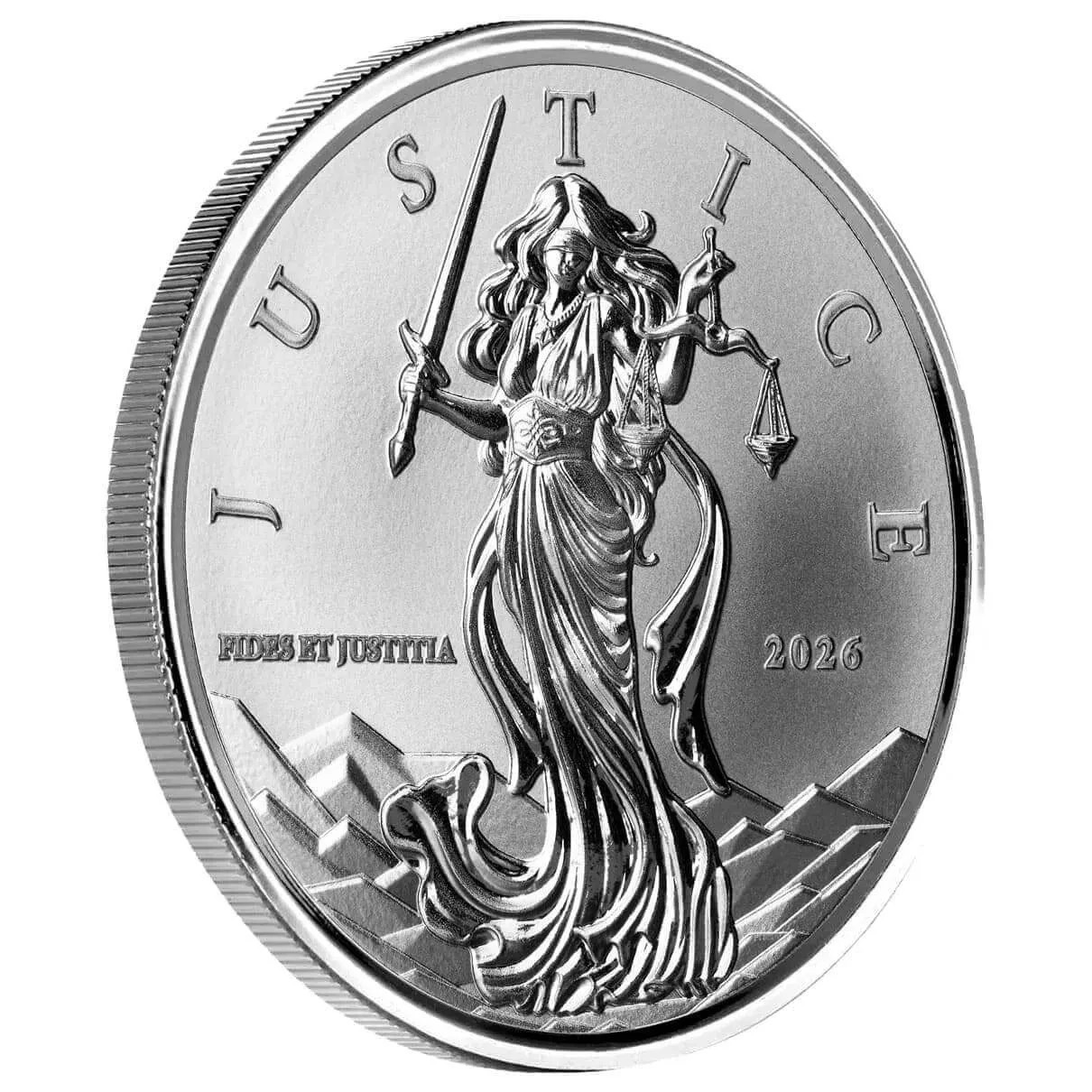 2026 NIUE Lady Justice PROOF LIKE 1 oz .999 Fine Silver $1 Coin BU - IN STOCK 2026 NIUE Lady Justice PROOF LIKE 1 oz .999 Fine Silver $1 Coin BU - IN STOCK
