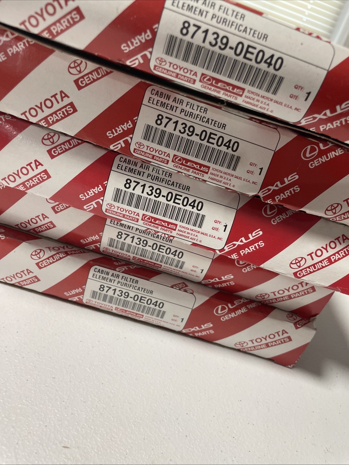Toyota / Lexus Genuine OEM Active Charcoal Cabin Clean Air Filter 87139-0E040 Toyota / Lexus Genuine OEM Active Charcoal Cabin Clean Air Filter 87139-0E040