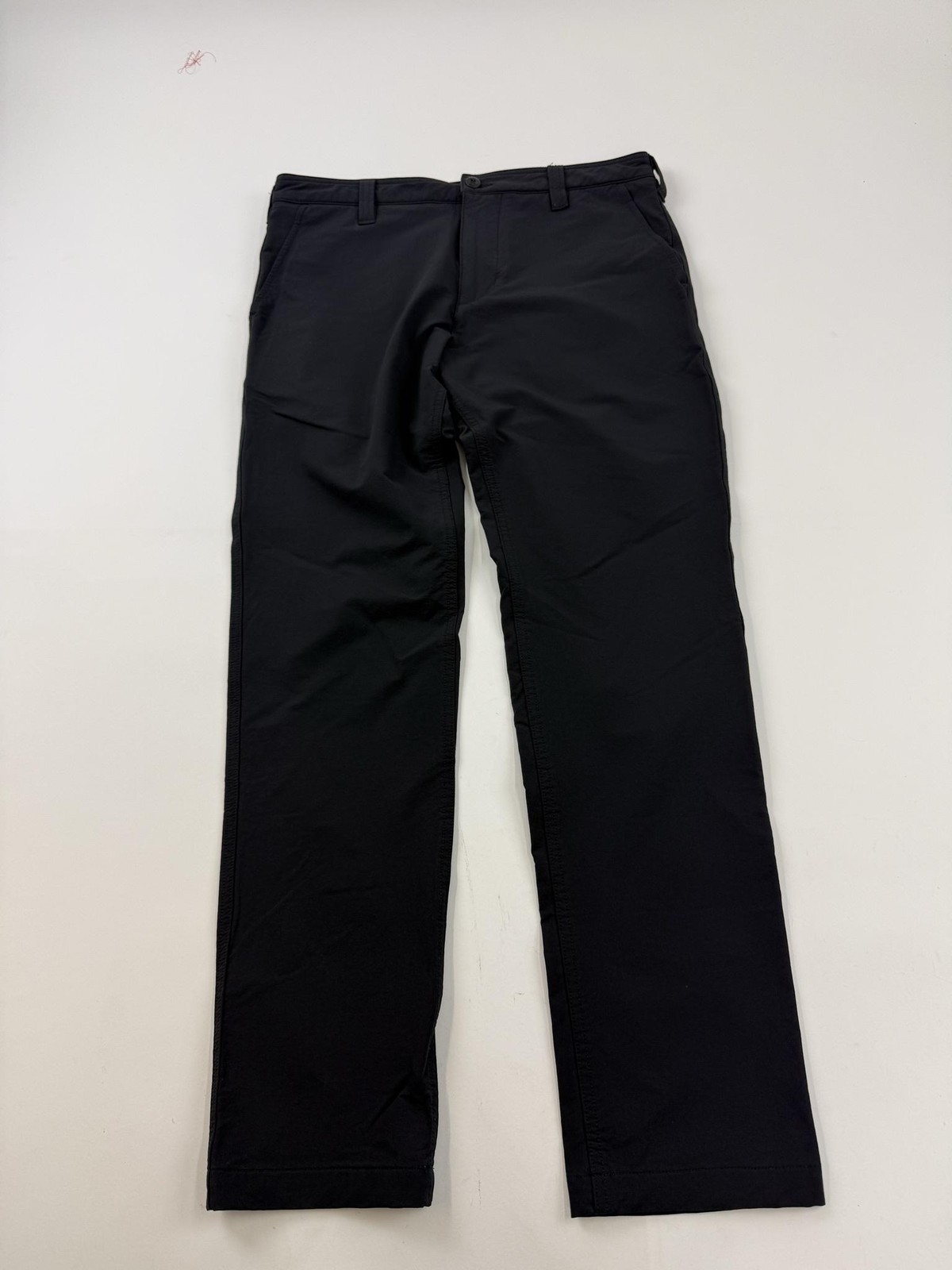 American Giant Pants Mens 32x31 Black Nylon Stretch Chino Casual Travel Workwear