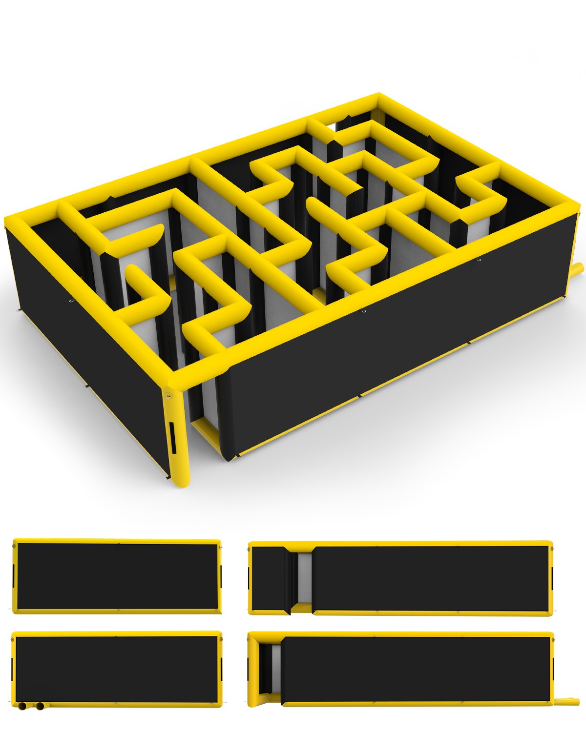 Inflatable Maze 26.5x18x6.5FT with 1200W Blower for Multiple Challenging Games Inflatable Maze 26.5x18x6.5FT with 1200W Blower for Multiple Challenging Games