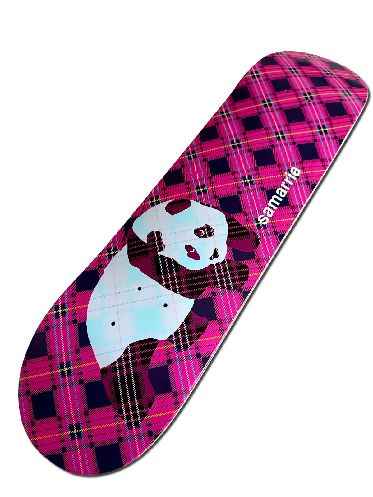 RARE Enjoi Samarria Plaid R7 North American Maple 8.125 x 31.9 Skateboard Deck