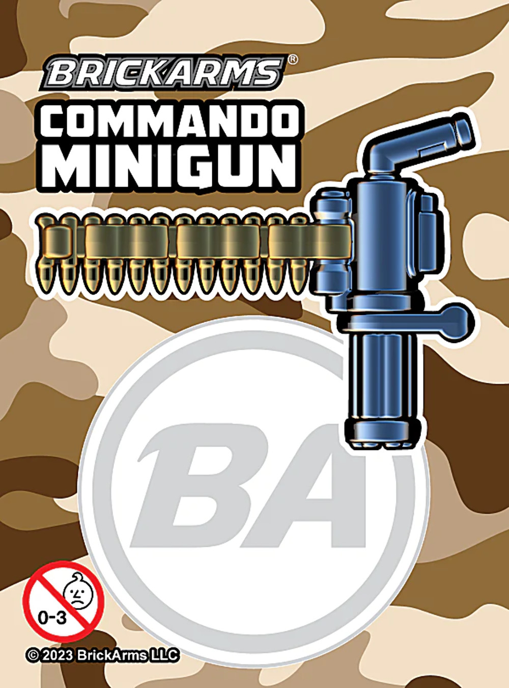 BrickArms Commando Minigun Pack