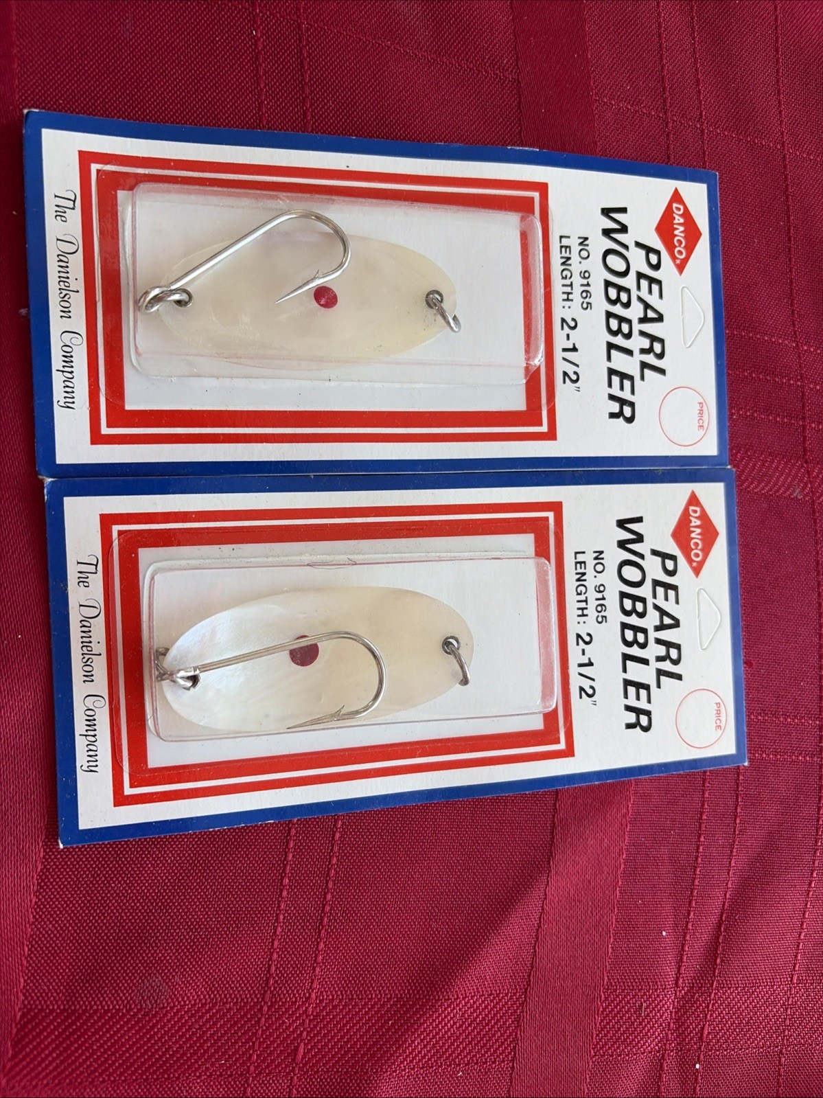 2 Vintage Pearl wobbler’s Fishing Lures Made By Danco 2 Vintage Pearl wobbler’s Fishing Lures Made By Danco