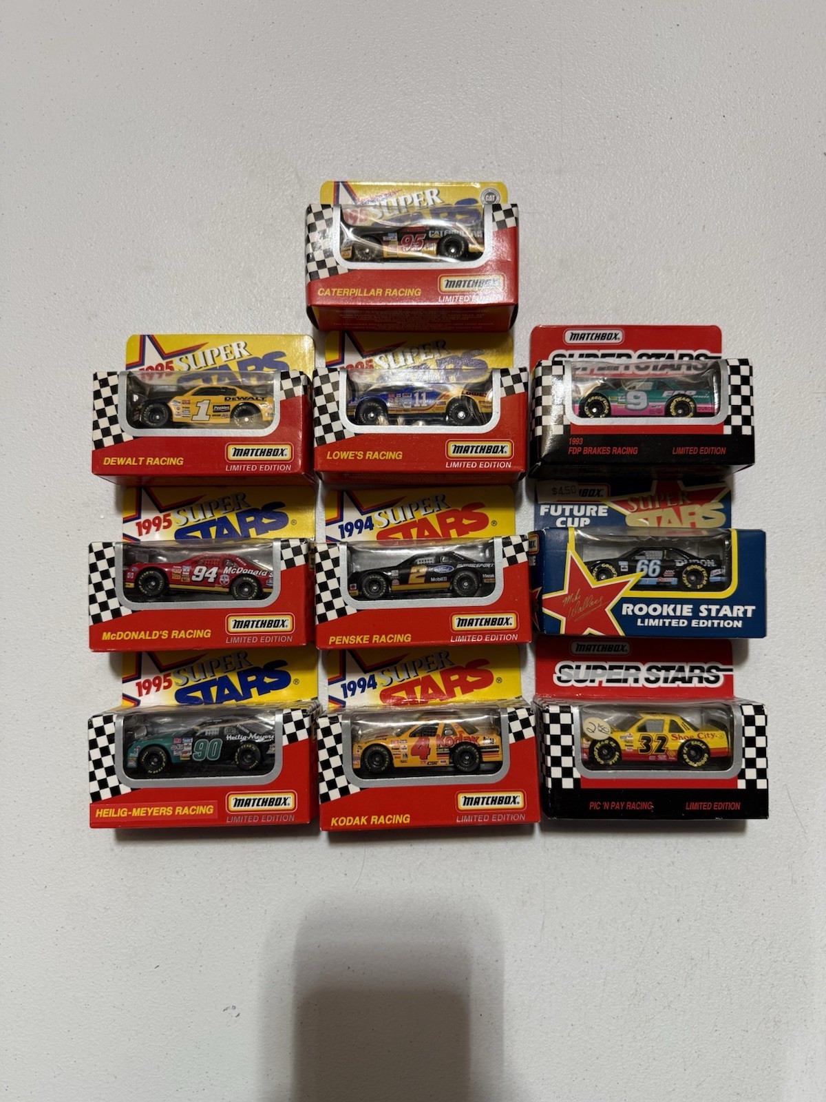 MATCHBOX SUPERSTARS 1992-1995 1/64 Diecast Lot of 10 ASSORTED DRIVERS MATCHBOX SUPERSTARS 1992-1995 1/64 Diecast Lot of 10 ASSORTED DRIVERS