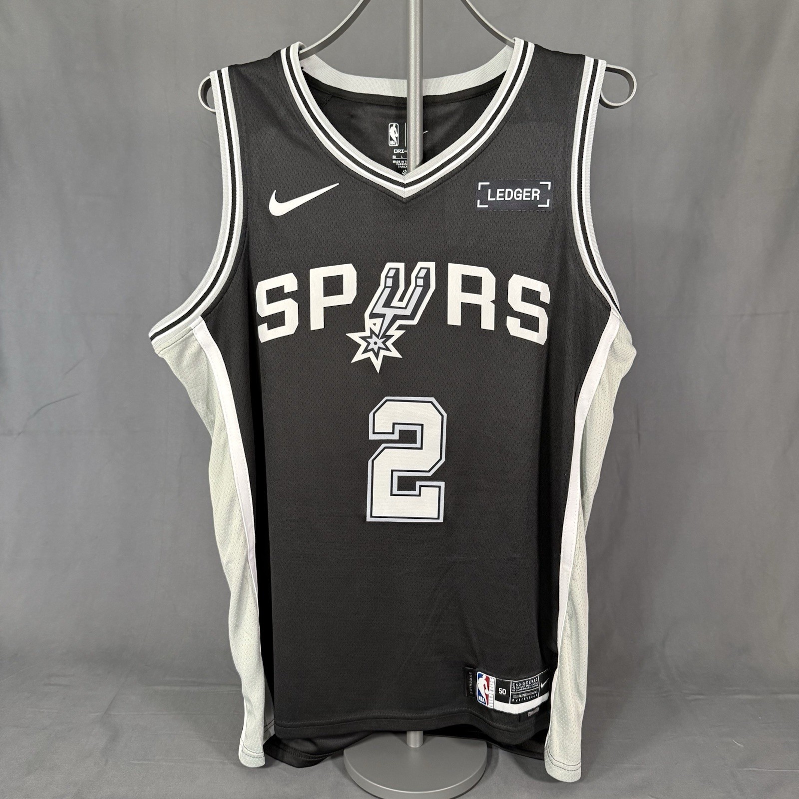 NeW NIKE L 48 Spurs DYLAN HARPER #2 JERSEY Jordan Statement SWINGMAN X Ledger #2