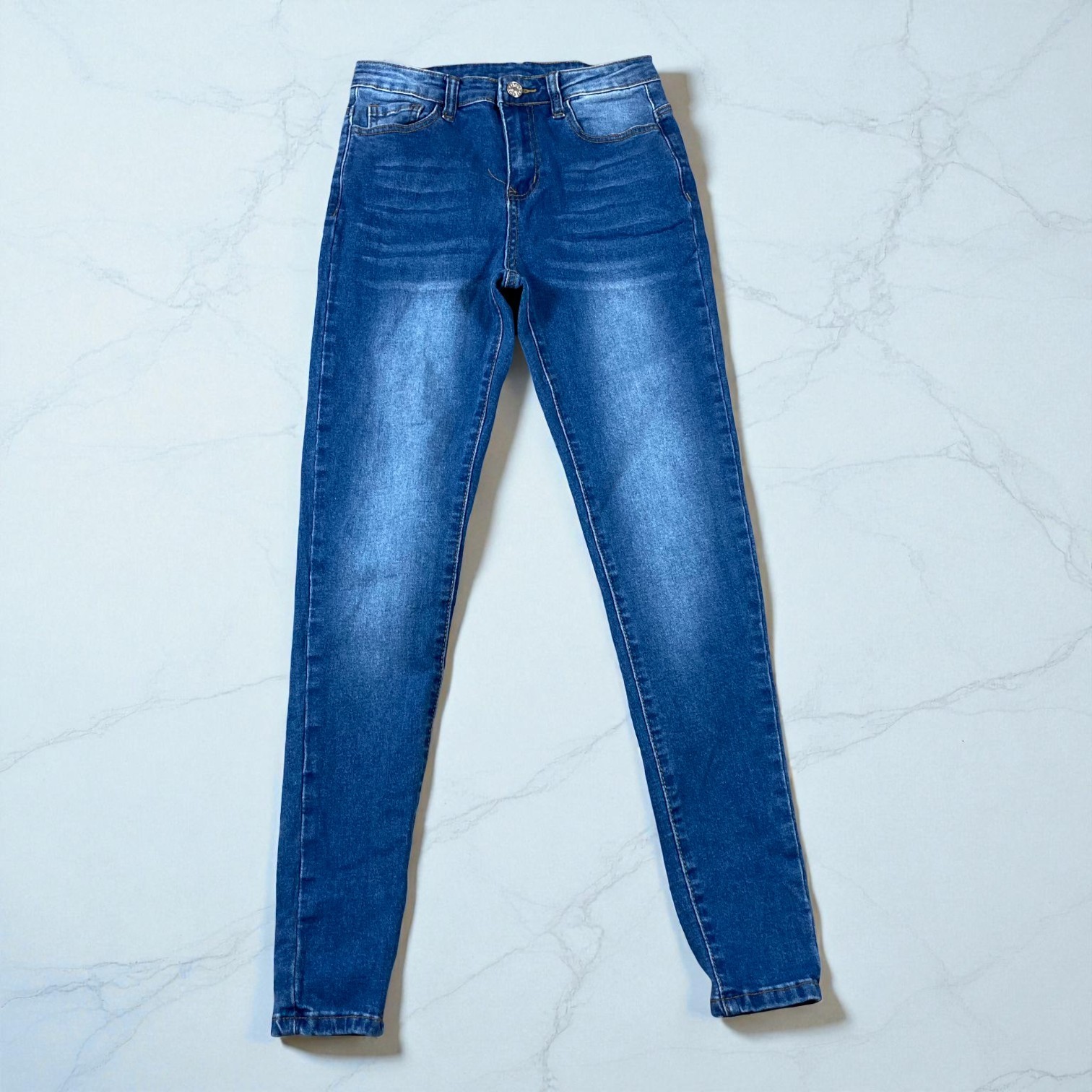 SHEIN Women’s Denim Skinny Jeans Size Small (4) Dark Wash Stretch Mid Rise