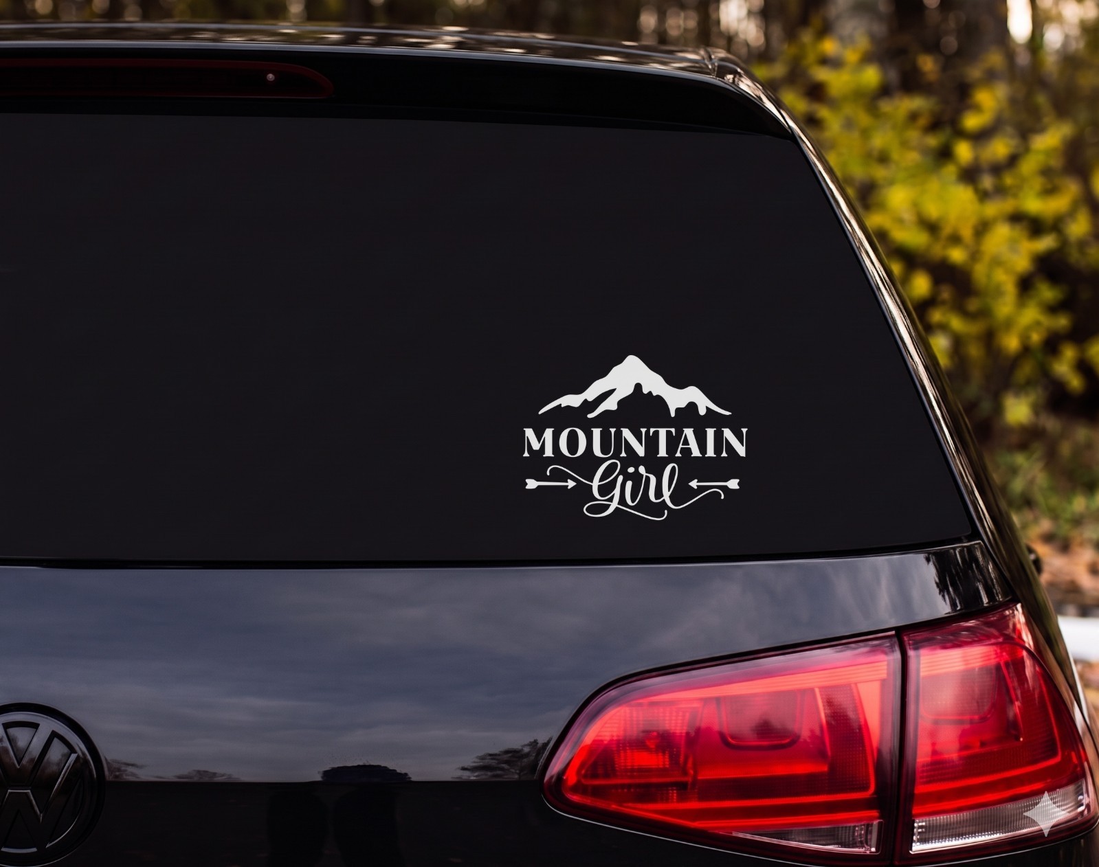 Mountain Girl Text Vinyl Decal Sticker Outdoor Car Window Laptop | Hiker Gift Mountain Girl Text Vinyl Decal Sticker Outdoor Car Window Laptop | Hiker Gift