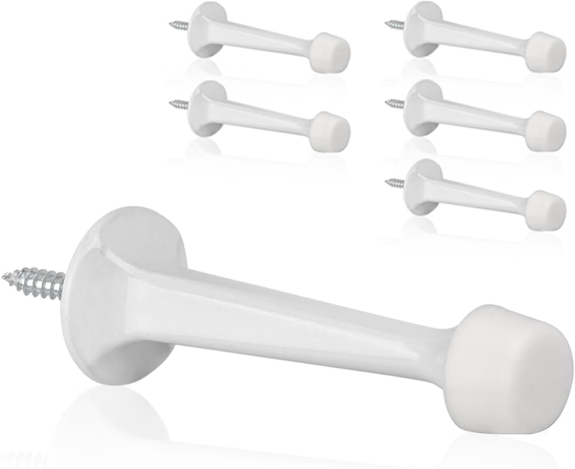 6 Pack Solid Rigid Door Stops Heavy Duty Door Stoppers Wall Protector with Tips 6 Pack Solid Rigid Door Stops Heavy Duty Door Stoppers Wall Protector with Tips