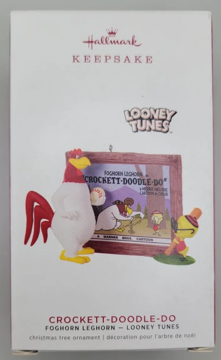 Hallmark Keepsake Crockett Doodle Do Foghorn Leghorn Ornament 2019 NIB Hallmark Keepsake Crockett Doodle Do Foghorn Leghorn Ornament 2019 NIB