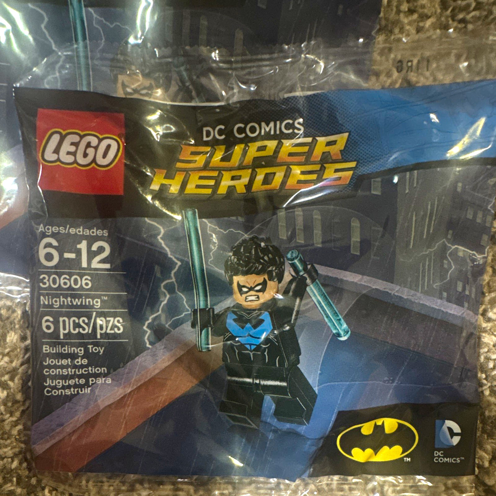 LEGO DC Comics Super Heroes 30606 Nightwing Polybag Limited Edition 6 pcs LEGO DC Comics Super Heroes 30606 Nightwing Polybag Limited Edition 6 pcs