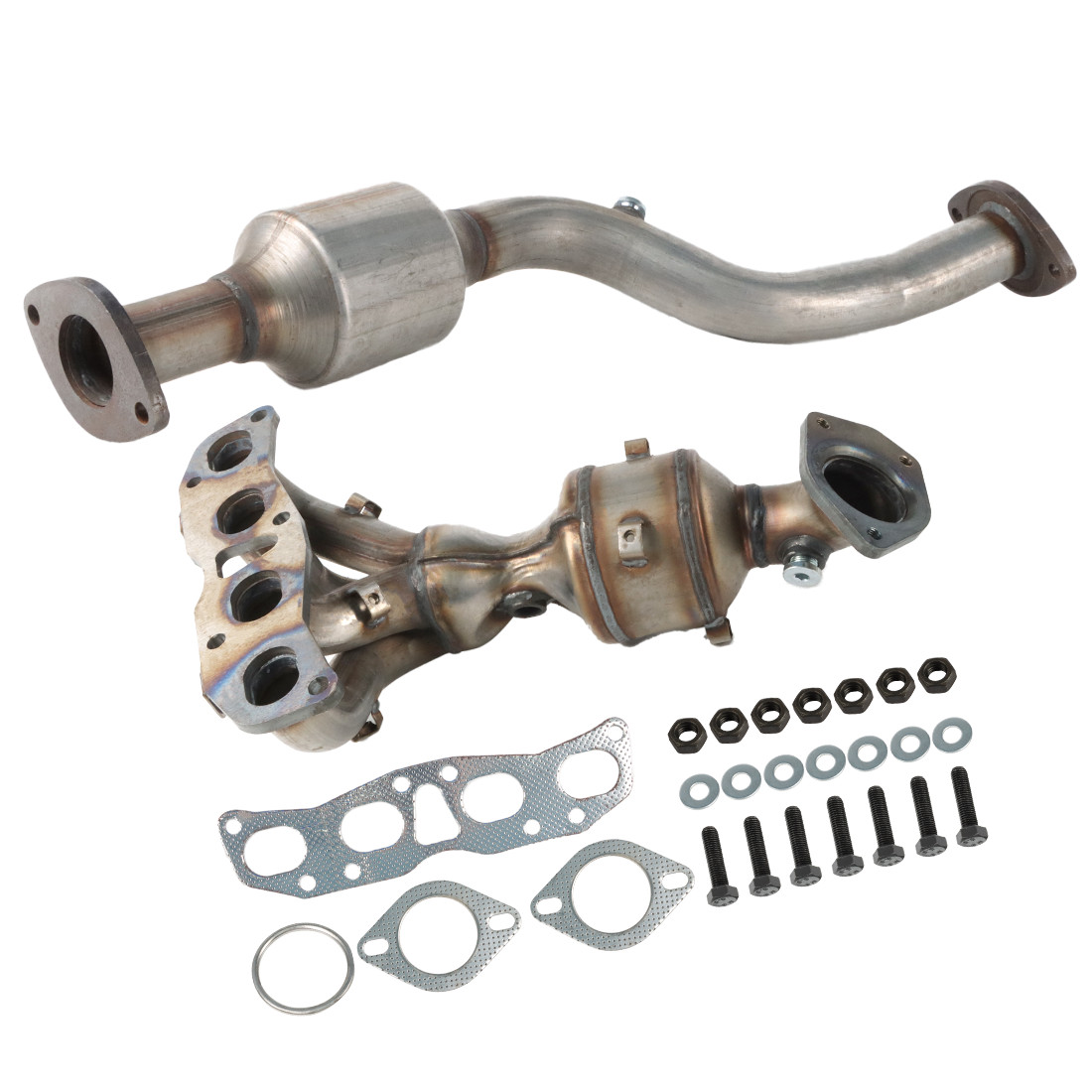 2Pcs Front Rear Catalytic Converter kit for Nissan Rogue 2008-2013 Rogue 2.5L