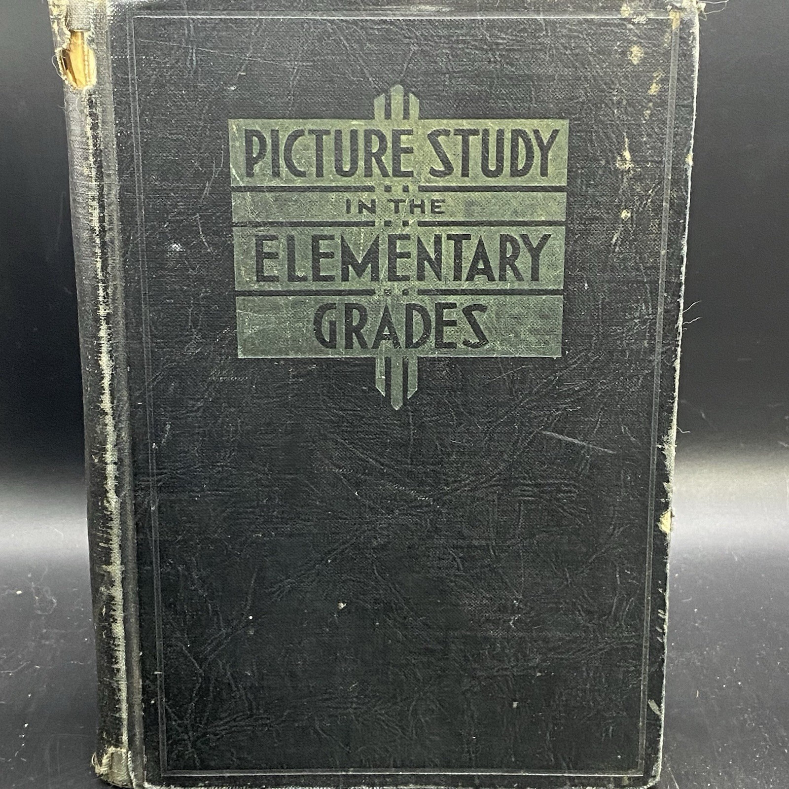 Vintage 1933 Picture Study In The Elementary Grades Hardcover Book Lyons 