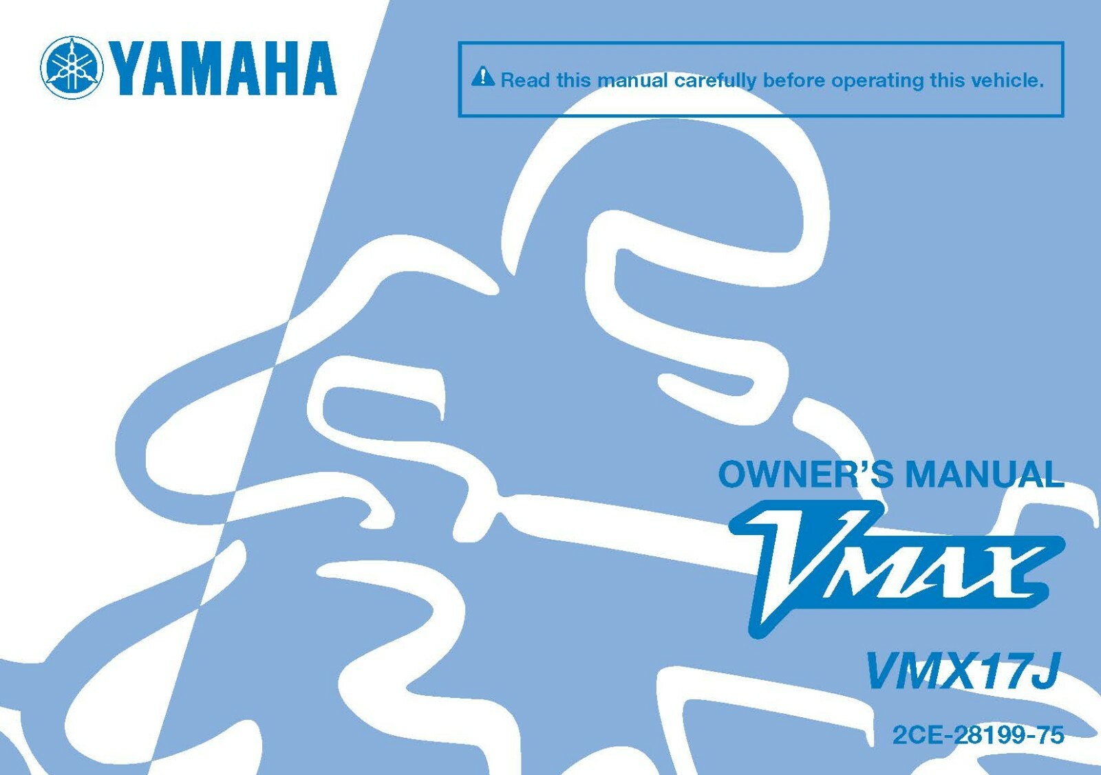 Yamaha Owners Manual Book 2018 VMax VMX17J