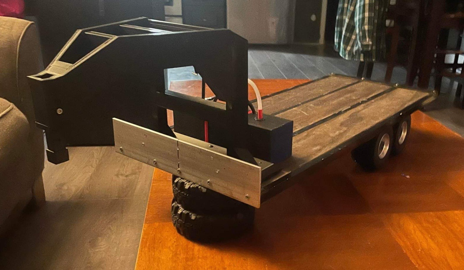 1:10 Scale Universal RC Gooseneck Trailer Hitch Unassembled DIY Kit 1:10 Scale Universal RC Gooseneck Trailer Hitch Unassembled DIY Kit