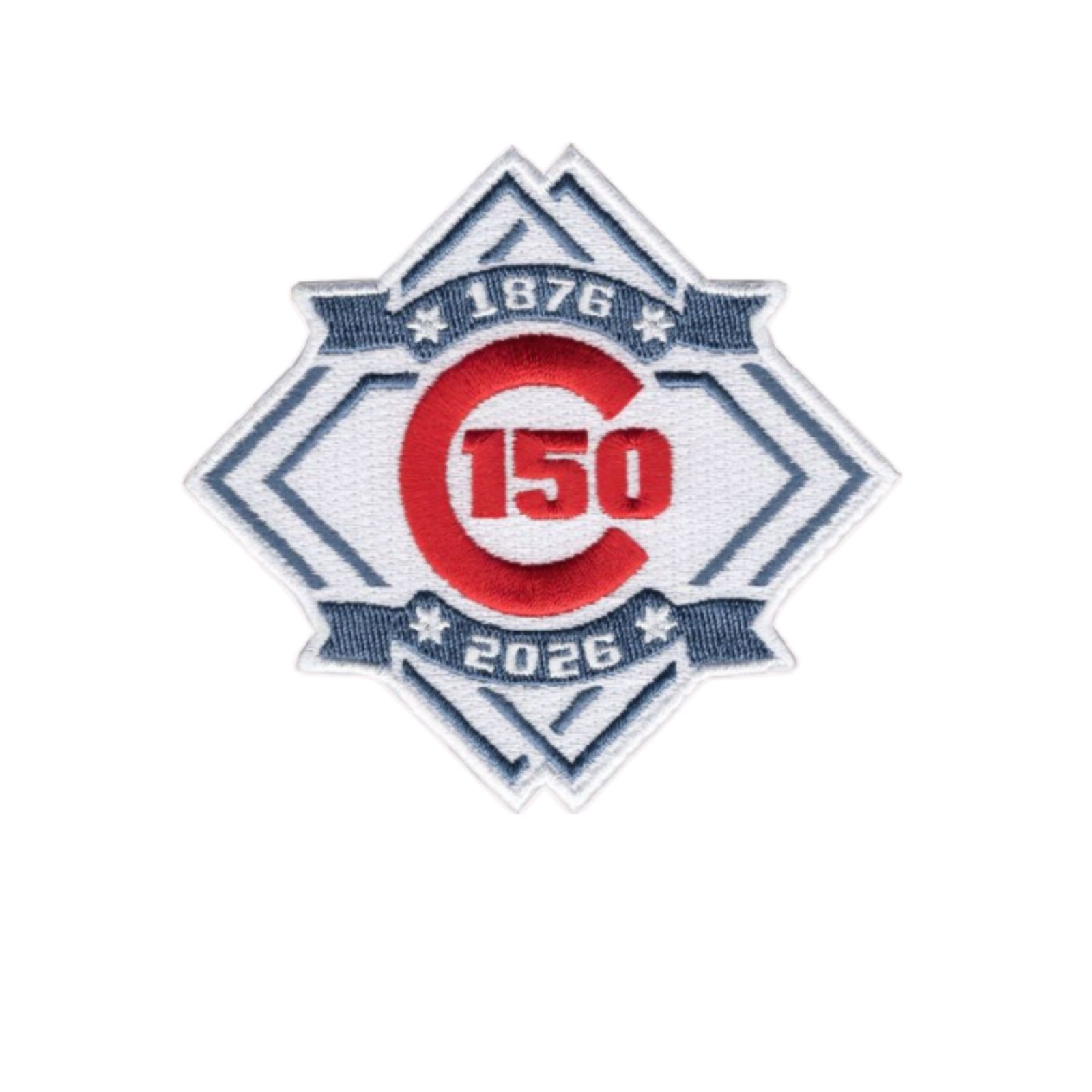 2026 Chicago Cubs 150th Anniversary Sleeve Patch 2026 Chicago Cubs 150th Anniversary Sleeve Patch