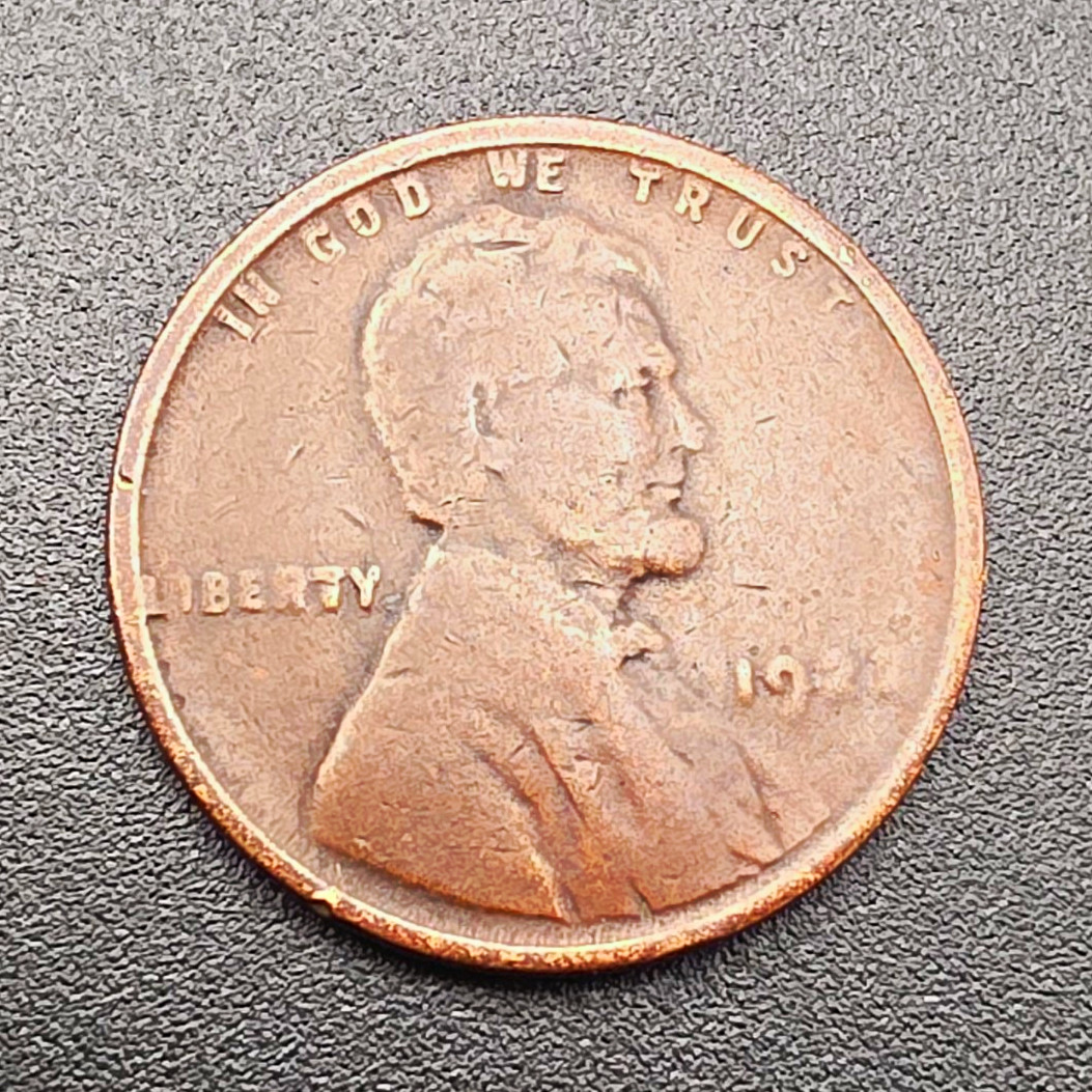1922 No D penny strong reverse heavily cleaned 1922 No D penny strong reverse heavily cleaned