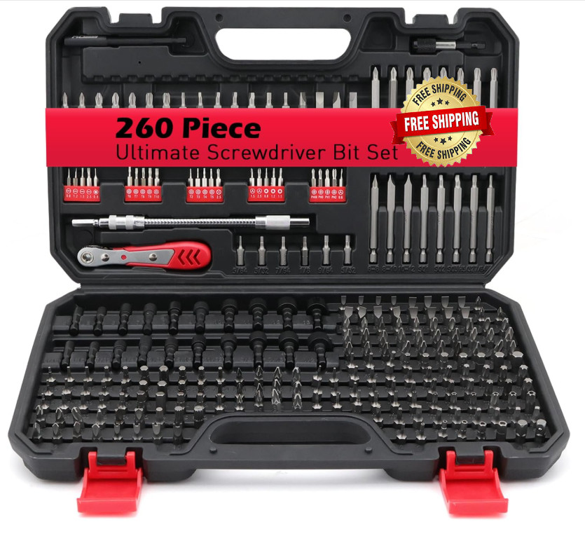 Gunsmith Screwdriver Set Wheeler Gunsmithing Firearm Tools Kit 260 Bits Pro NEW