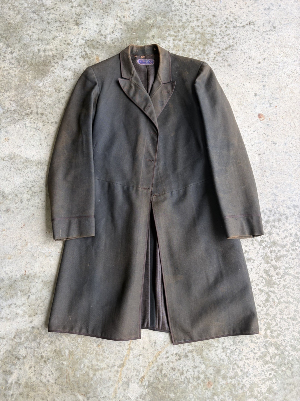 Antique Late 1800s Julius Winter & Co Mens Coat Jacket Black Victorian Kentucky Antique Late 1800s Julius Winter & Co Mens Coat Jacket Black Victorian Kentucky