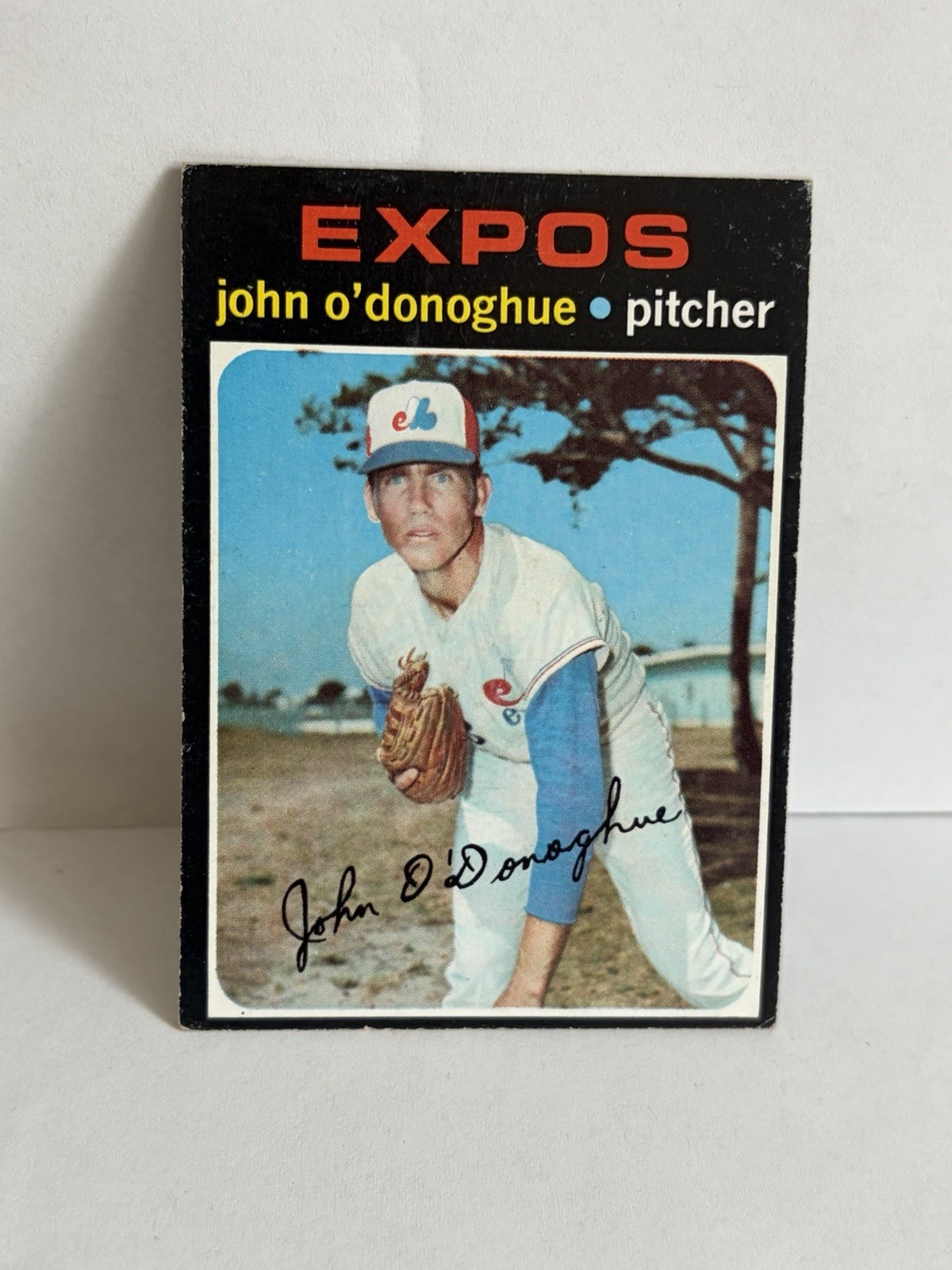 John O’ Donoghue 1971 Topps #743 Montreal Expos