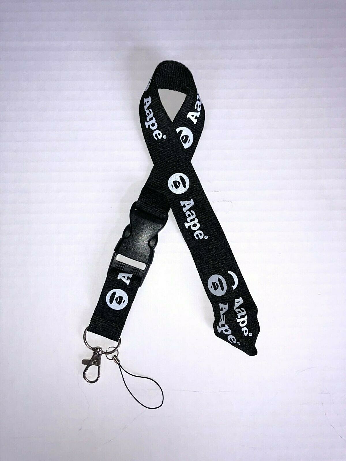 Aape by A Bathing Ape Detachable Lanyards - Multiple Colors Keychain ID Holder