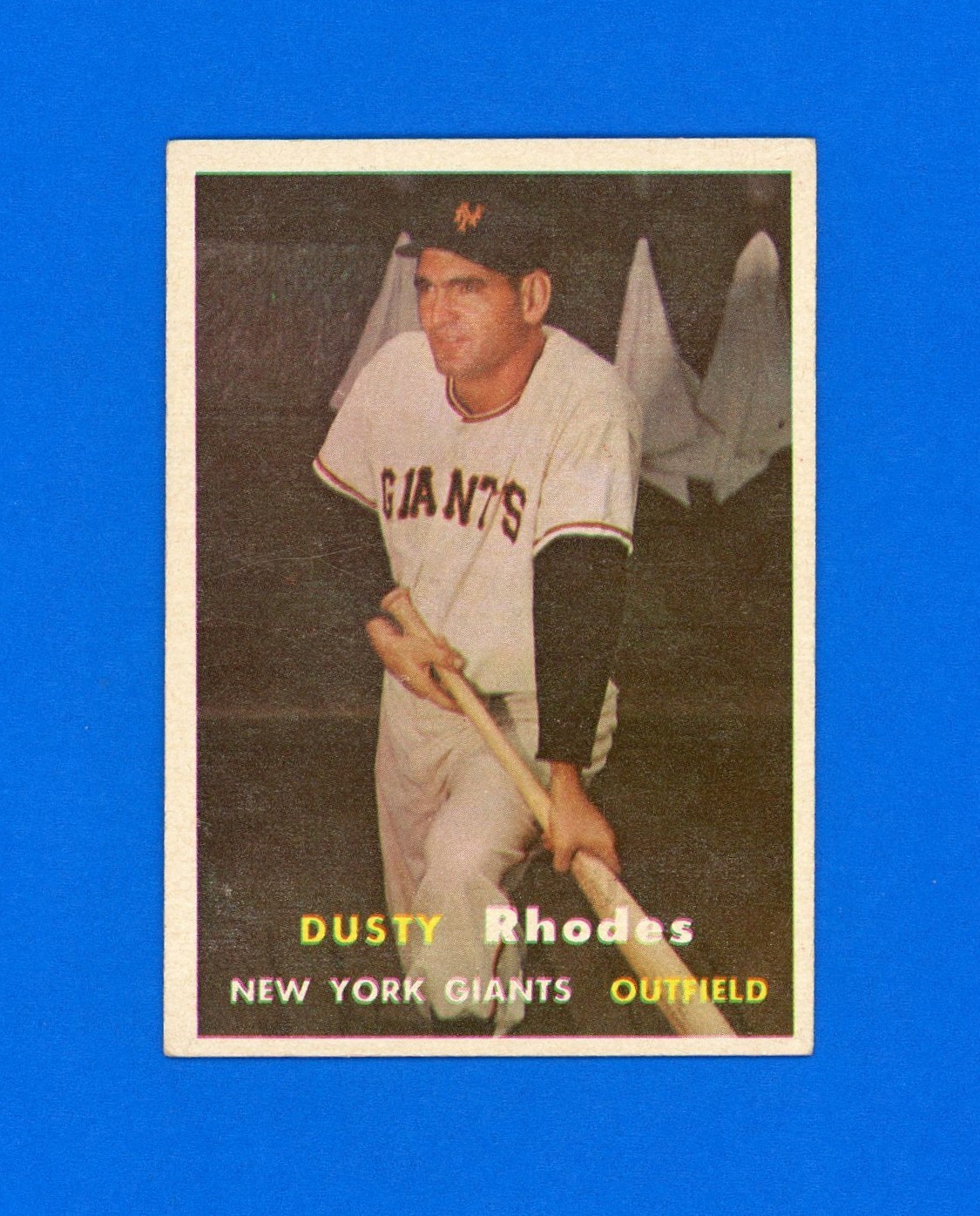 1957 Topps Baseball # 61 Dusty Rhodes EX-EXMINT *ValueBC.eStore* 1957 Topps Baseball # 61 Dusty Rhodes EX-EXMINT *ValueBC.eStore*