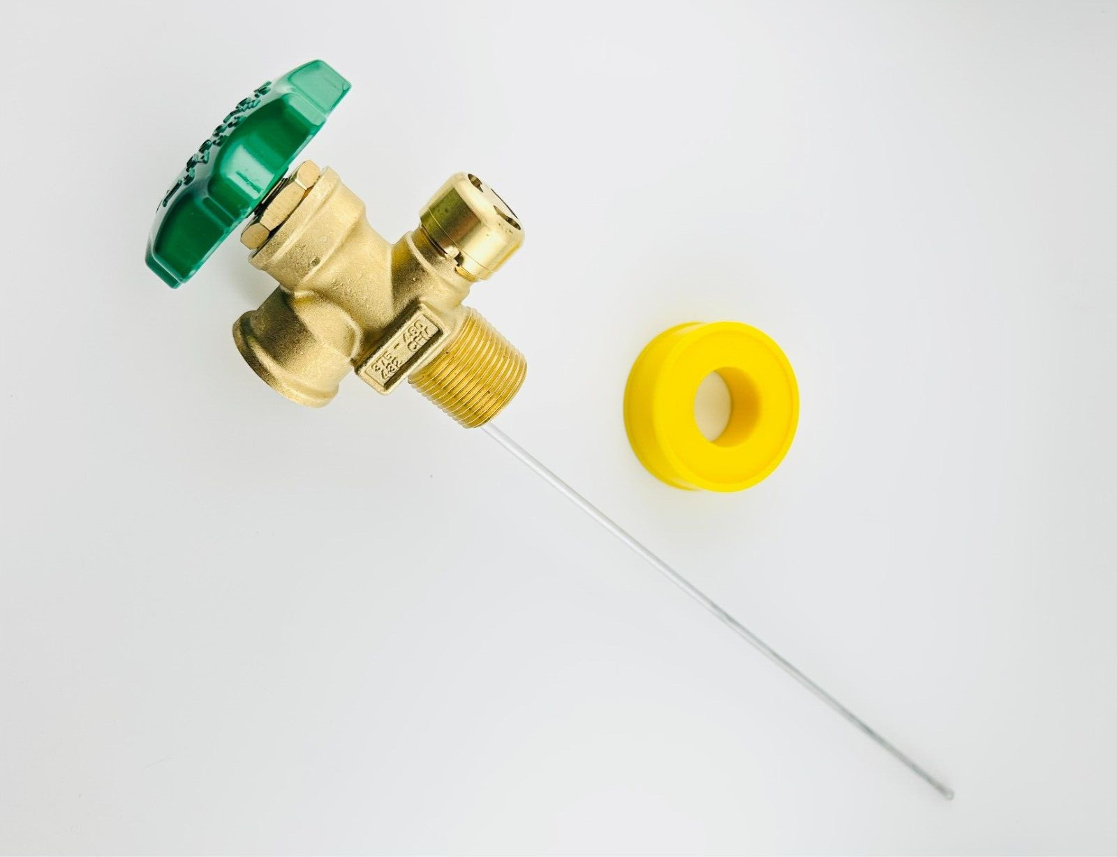 100lb Propane Tank Service Valve Coupler BBQ POL 100 Lb Grill Heater LPG 10.2\ 100lb Propane Tank Service Valve Coupler BBQ POL 100 Lb Grill Heater LPG 10.2\