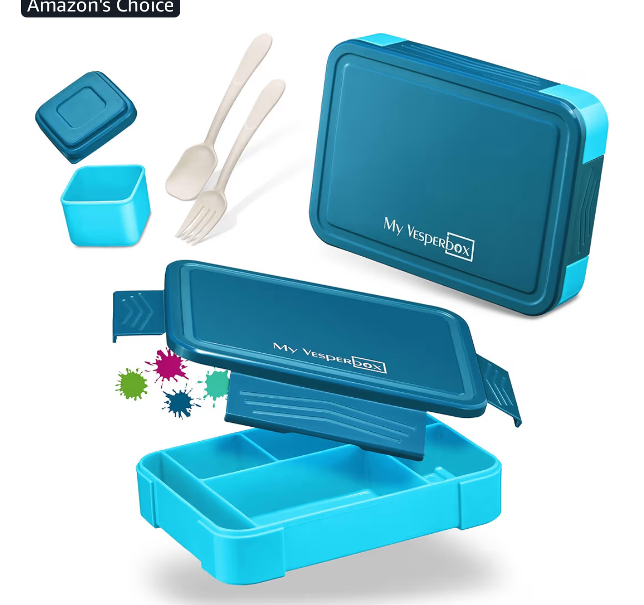 My Vesperbox – Lite - Bento Box Kinder - Lunchbox - Blue New My Vesperbox – Lite - Bento Box Kinder - Lunchbox - Blue New