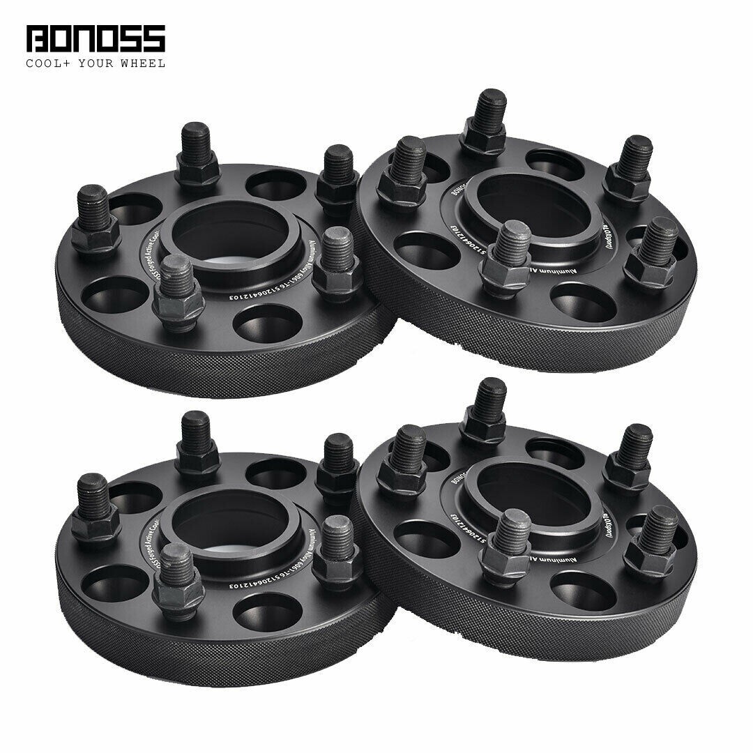 BONOSS 4pcs 20mm 5x114.3 Wheel Spacers kit for Honda Civic Sport