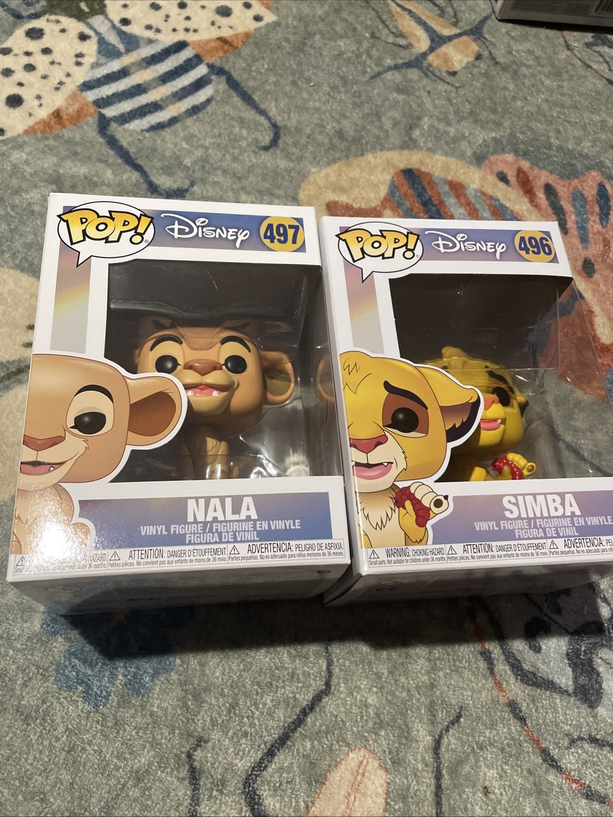 Funko Pop 496 497 Simba And Nala Set NIB