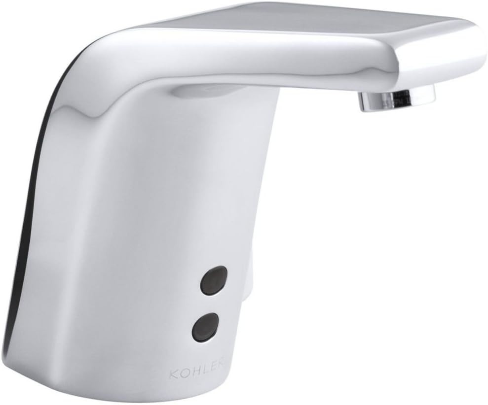 Kohler K-13462-CP Sculpted Single-Hole Touchless AC-Powered Bathroom Sink Faucet Kohler K-13462-CP Sculpted Single-Hole Touchless AC-Powered Bathroom Sink Faucet