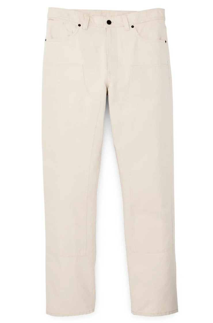 Filson Mens Dry Tin Cloth Double Front Work Pants Natural Seed 32x32 NWT