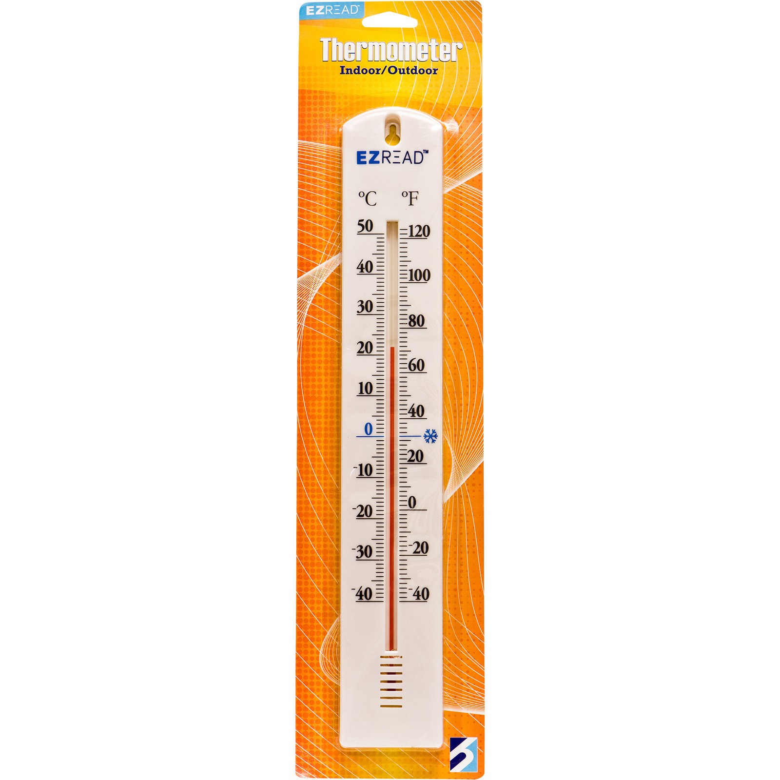 EZ READ 15.5in. Vertical Thermometer, White EZ READ 15.5in. Vertical Thermometer, White