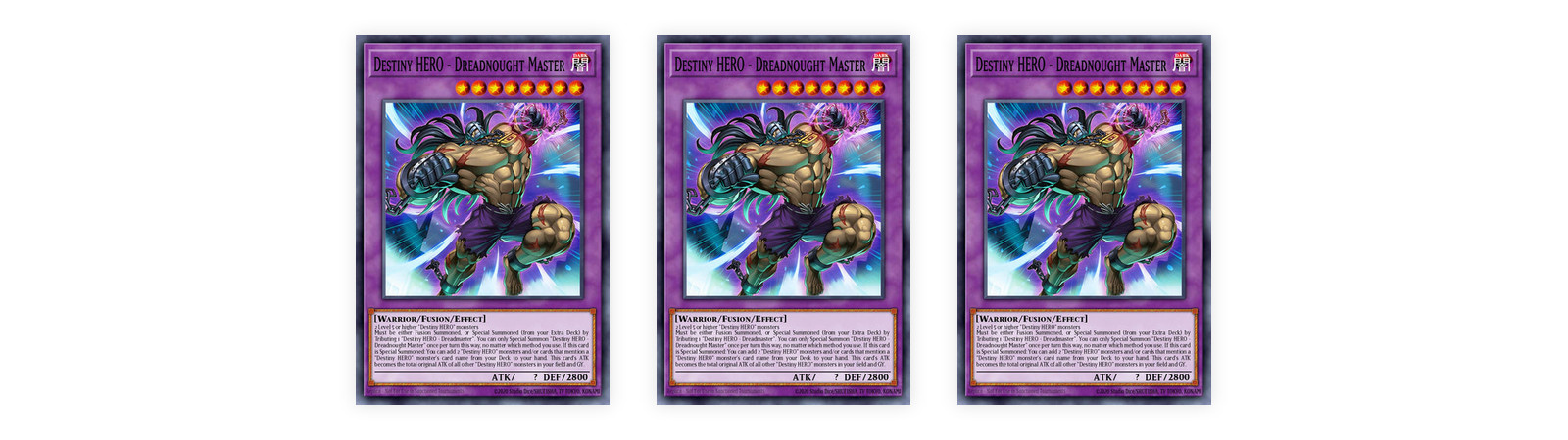 YUGIOH 3x Destiny HERO - Dreadnought Master BETB-EN037 Super Rare presale ships YUGIOH 3x Destiny HERO - Dreadnought Master BETB-EN037 Super Rare presale ships