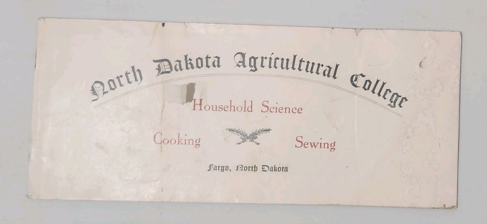 Vintage North Dakota Agricultural College Household Science Course Bk NDAC NDSU Vintage North Dakota Agricultural College Household Science Course Bk NDAC NDSU